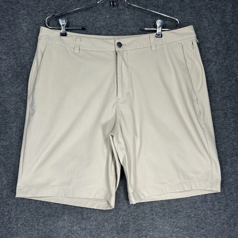 Lululemon Commission Short Mens 36 Beige Chino Preppy Classic Fit 9
